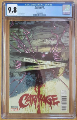 CARNAGE #3  1:25 YASMINE PUTRI VARIANT - CGC 9.8 - Marvel 2016