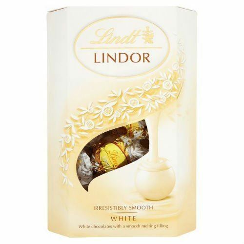 Lindt Lindor White Chocolates 200g Case of 7 - Picture 1 of 1