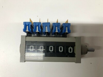 **Vintage** VEEDER ROOT KA 7509 COUNTER/TOTALISATOR 5 Fig, Rot 3