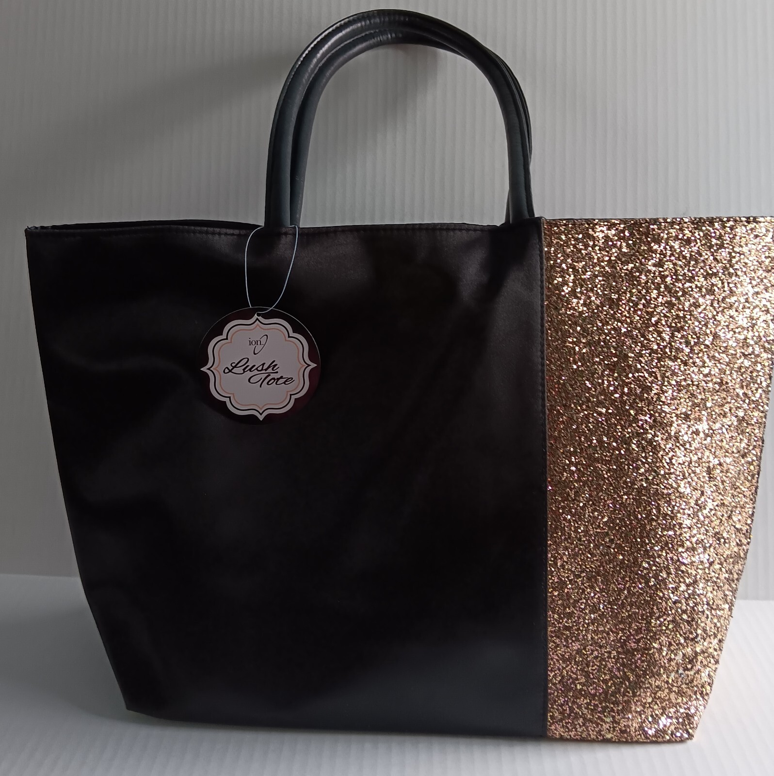 Ion Brand Lush Tote Glitter Rose Gold