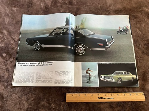 1968 Mercury Brochure Original Monterey Park Lane Montclair Cyclone Cougar - Picture 14 of 19
