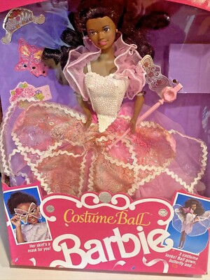 Poupée Barbie Bal Costumé 1990 - Vintage, Occasion, Marque Mattel