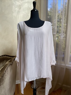 Obsession Women s Pink Long Sleeve Top Blouse One Size