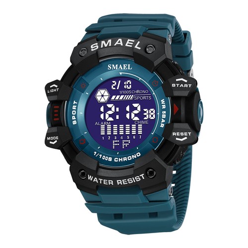SALE SMAEL Mens Sports Casual Waterproof Military LED Digital Quartz Wrist Watch - Picture 18 of 19