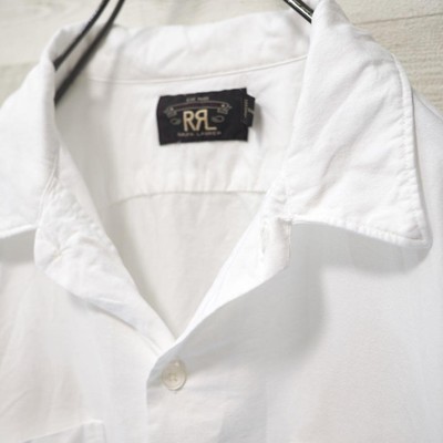 Rrl 23Ss Oxford Short Sleeve Shirt-Wht/L | eBay