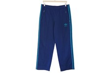 Vintage ADIDAS Track Pants Size S/M 90s retro sport style training trousers blue