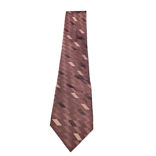 DKNY 100% Silk tie Gray Dimensional