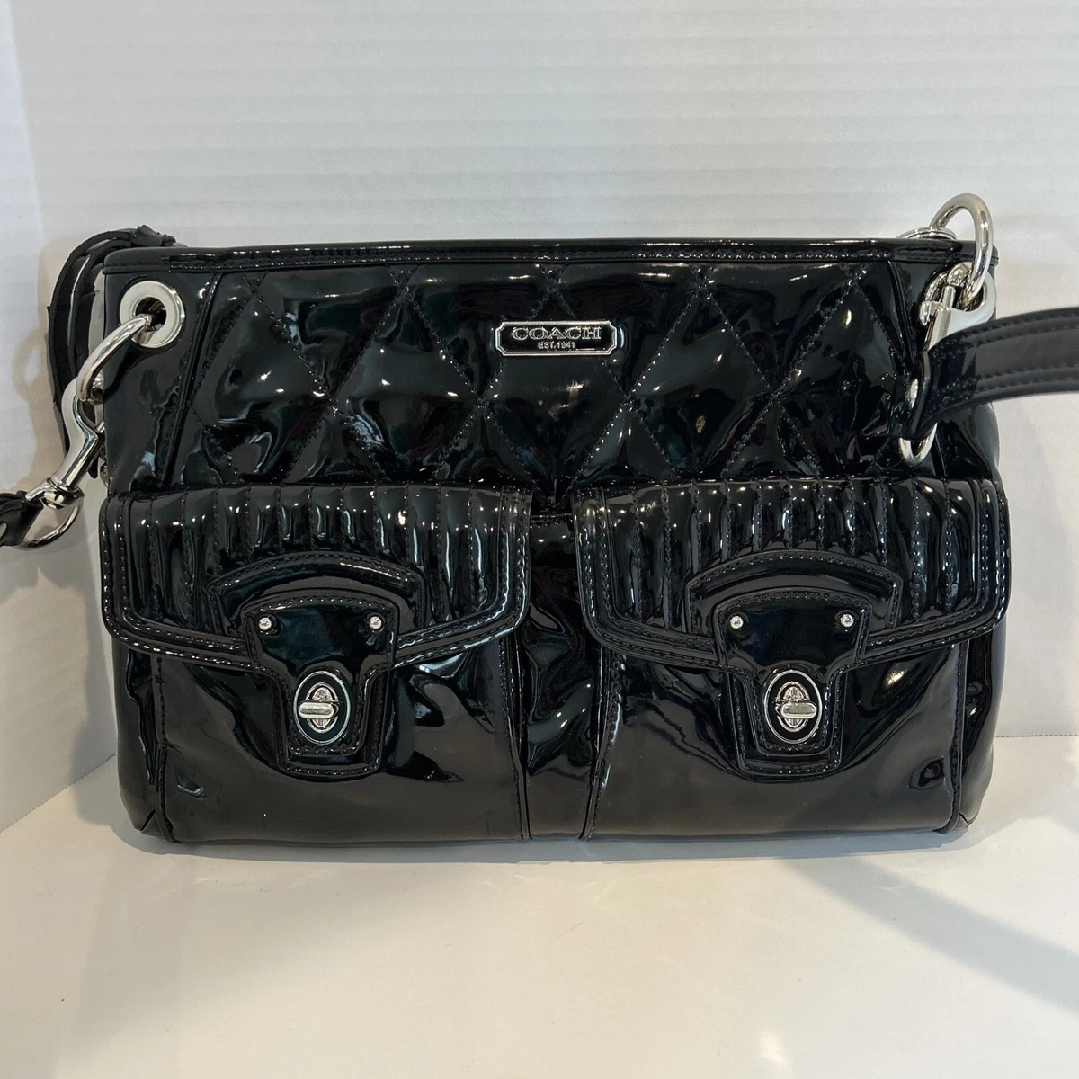 Quilted coach best sale purse