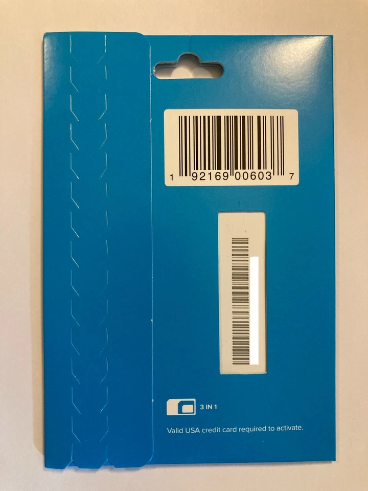 SIM CARD Starter Kit for Ting Mobile 5G LTE Prepaid Plan No Contract BYOD PHONE - Image 2 of 4