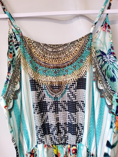 Inoa Australia Silk Embellished Jumpsuit. Size One - Bild 7 von 12