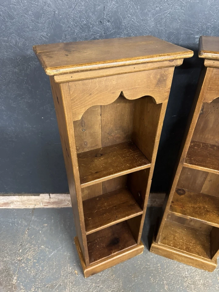 Pair Of Bookcases Freestanding Wooden Bookshelves - Image 3 of 4