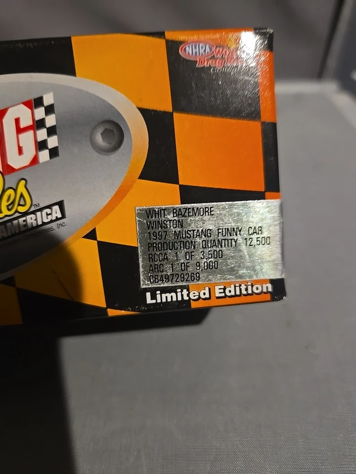 RCCA NHRA 1:64 scale Whit Bazemore 1997 Winston Mustang Funny Car  - Image 2 of 4
