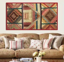 90" ETHNIC BEAD TAPESTRY DOOR CURTAIN DRAPE VALANCE PANEL FESTIVE SEASON GIFT