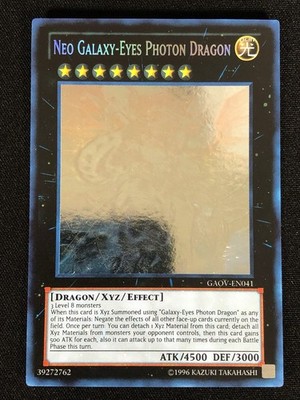 Yugioh Neo-Galaxy Eyes Photon Dragon GAOV-EN041 Ghost (LP)