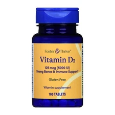Vitamin D3 100 Tabs 125 Mcg by Foster And Thrive