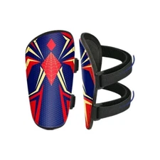 Soccer Shin Guards Protection With Adjustable Straps Red Size XS