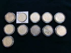 Mixed lot of (18) Morgan and Peace Silver Dollars