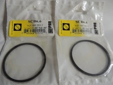 New 2 PRB SCB6.6 Square Cut Belts for VCR Cassette CD/DVD Drive