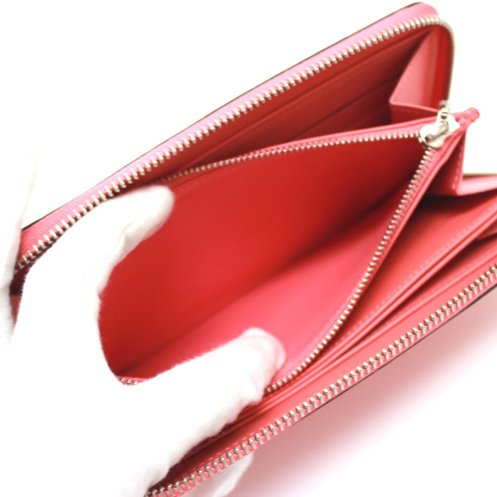 Louis Vuitton M61562 Monogram Vernis Zippy Wallet Poppy Pink Used thumbnail 7