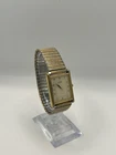 Rare Vintage Seiko Tank 7N01-5B40 Gold Quartz Watch Mens/Ladies