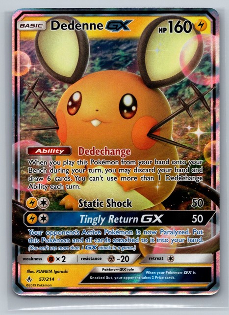 Dedenne GX #57 (Unbroken Bonds (2019))