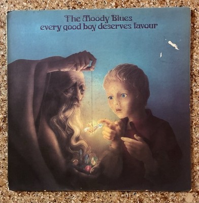 The Moody Blues Every Good Boy Deserves Favour 1971  LP Threshold THS 5 VG+/G