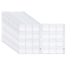 12 Pockets Coin Collecting Pages, 15 Sheets Coin Binder Inserts Sleeves