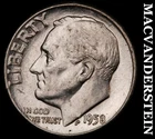1958 Silver Roosevelt Dime-Scarce Better Date No Reserve #i2619
