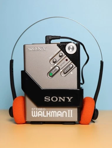 Sony Walkman WM-2 Cassette Player with Case Made In Japan Vintage FULLY WORKING