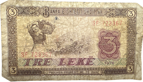 BANCONOTE LEK ALBANESI - STILE E BANCONOTA A SCELTA - ALBANIA LEKE - Foto 3 di 11