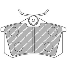 Satz Bremsbeläge Bremsklötze hinten für Audi A2 8Z0 A3 8L1 8P1 8P7 8PA | 2417