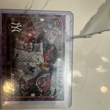 2024 Topps Holiday Anthony Rizzo #H28 Purple Metallic Holiday Tree /99