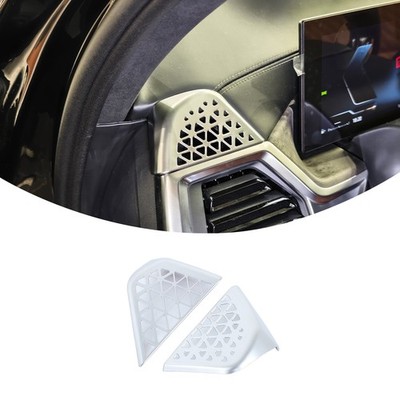 ABS Silber Instrument Seite Air Outlet Abdeckung Trim Für BMW X5/X6/X7 2023