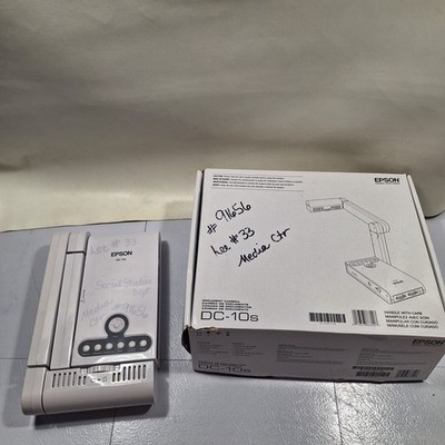 Epson ELPDC10s Document Camera DC-10S No Power Cord