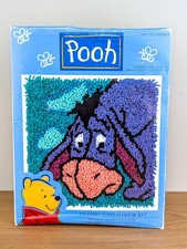Disney Winnie The Pooh EEYORE Latch Hook Kit 13  x 13  
