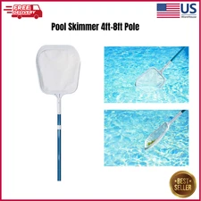 Swimming Pool Spa Skimmer with 4ft-8ft Telescopic Pole