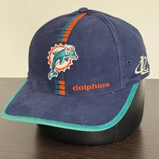Miami Dolphins Hat Vintage 90's Logo Athletic NFL ProLine Adjustable Cap