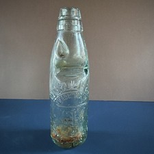 Vintage CODD Bottle NICOLL & Co Glass Bottle COLCHESTER