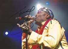 JIMMY CLIFF Signed 'Live' Photograph - Soul, R&B, Reggae Singer