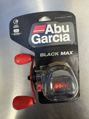 #ad #ad New Abu Garcia Black Max BMAX3 L 6.4:1 Five Bearing Reel $40.00