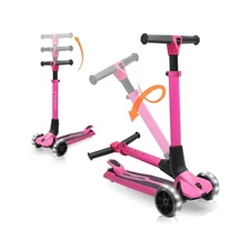 Hurtle 3 Wheeled Scooter for Kids - Foldable Stand Child Toddlers T... Fast Ship