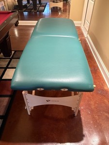 Portable Foldable Massage Table Bed Lightweight, Adjustable, , Used, Green