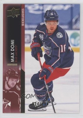 2021-22 Upper Deck Series 1 Exclusives 24/100 Max Domi #52 0q72