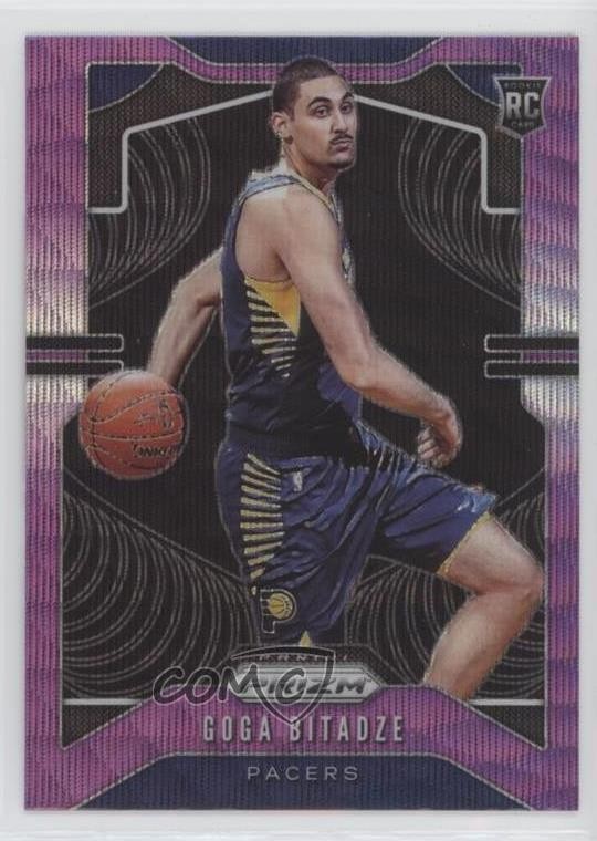 2019-20 Panini Prizm Rookie Purple Wave Prizm Goga Bitadze #264 Rookie RC pr9
