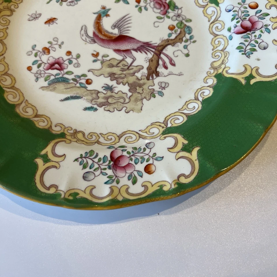 Antique Minton Cockatrice 26cm Dinner Plate England 19th Century Bone China - Image 4 of 4