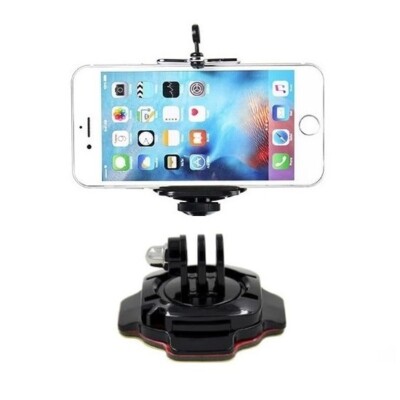Phone 360 Degree Mount for iPhone Samsung Google Pixel Huawei HTC Motorola LG