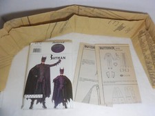 Batman Forever Costume Butterick 4172 Sewing Pattern ADULT  CHILD UNCUT 