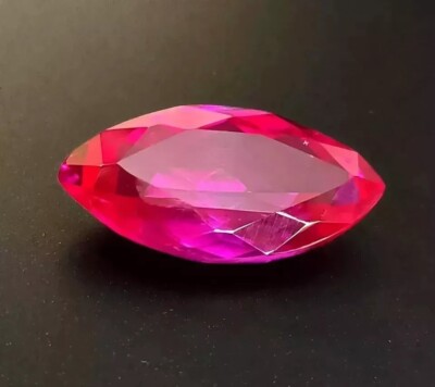 Unheated EGL Certified  Shiny Marquise 20Ct Pink Ruby  Natural Loose Gemstone