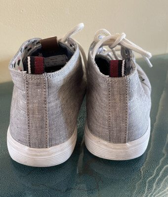 Ben Sherman Mens Shoes 9 Bristol Chukka BNM00 Gray Mid Top  display picture 2