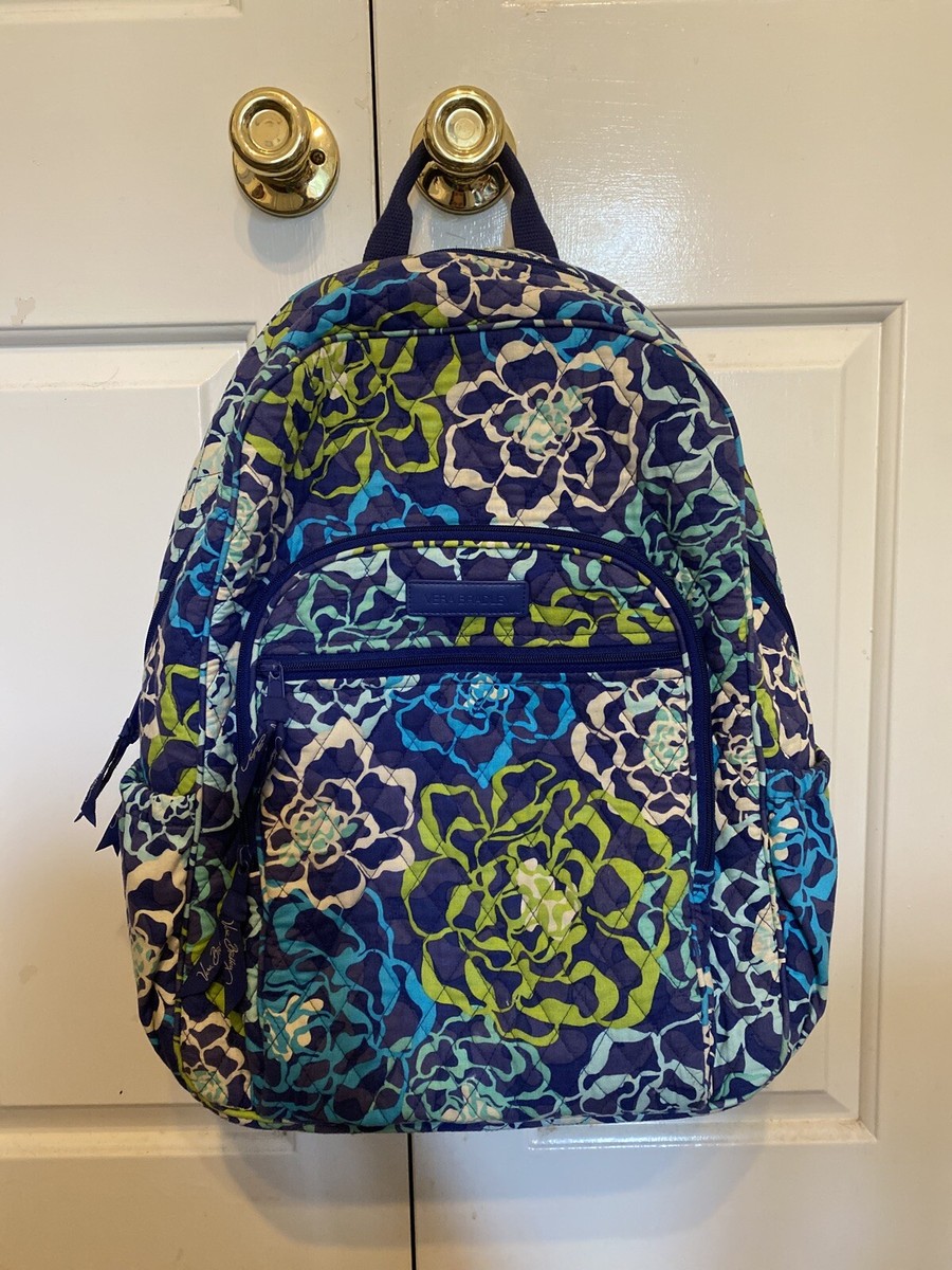 Vera Bradley Floral Backpack School Travel | eBay display picture 3